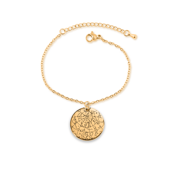 Star Map Bracelet — Gold