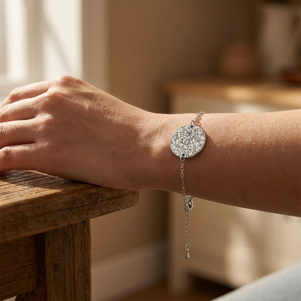 Star Map Bracelet — Steel