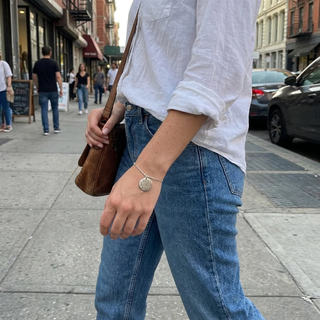 Star Map Bracelet — Steel