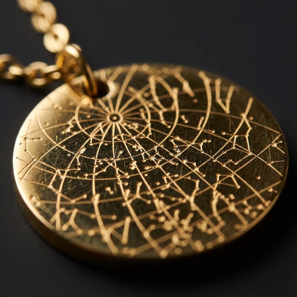 Star Map Necklace — Couple Set